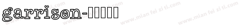 garrison字体转换
