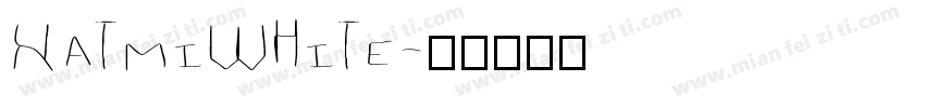 HatmiWhite字体转换