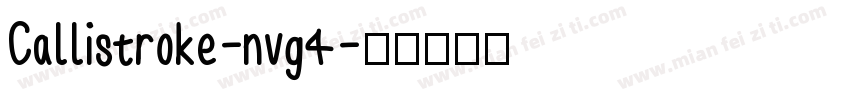 Callistroke-nvg4字体转换