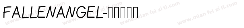 FALLENANGEL字体转换