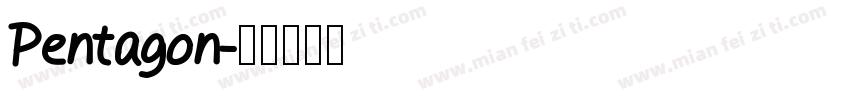 Pentagon字体转换