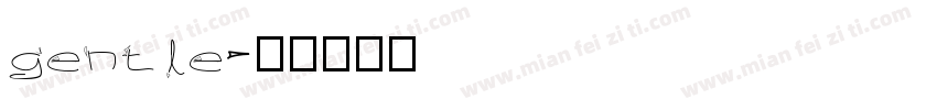 gentle字体转换
