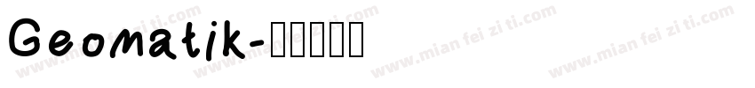Geomatik字体转换
