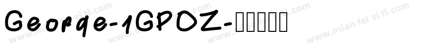 George-1GPOZ字体转换