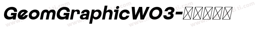 GeomGraphicW03字体转换