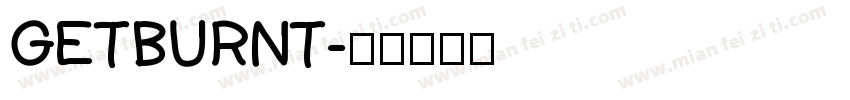 GETBURNT字体转换