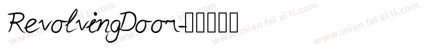 RevolvingDoor字体转换