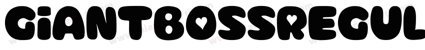 GiantBossRegular字体转换