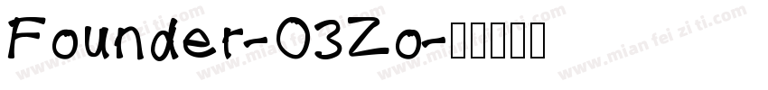 Founder-O3Zo字体转换