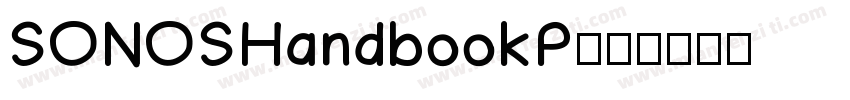 SONOSHandbookP字体转换