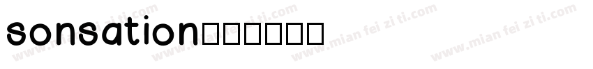 sonsation字体转换