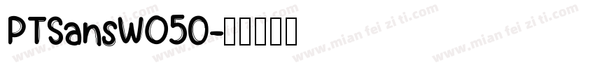 PTSansWO50字体转换
