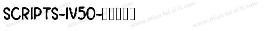 SCRIPTS-IV50字体转换