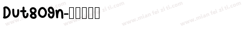 Dut809n字体转换