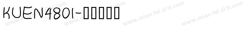 KUEN480I字体转换