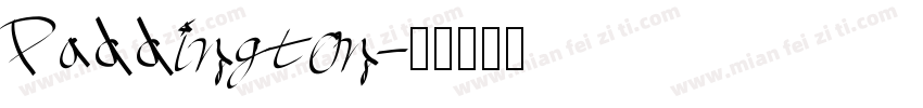 Paddington字体转换