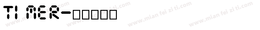 timer字体转换