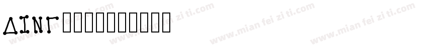 DINGreek字体转换