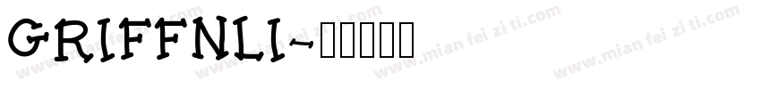 GRIFFNLI字体转换
