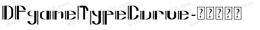 DFgameTypeCurve字体转换