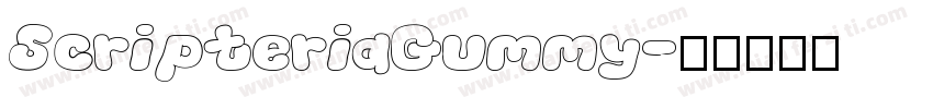 ScripteriaGummy字体转换