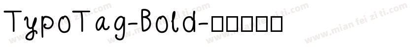 TypoTag-Bold字体转换