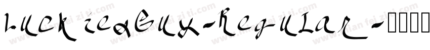 LuckiesGuy-Regular字体转换