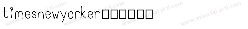timesnewyorker字体转换