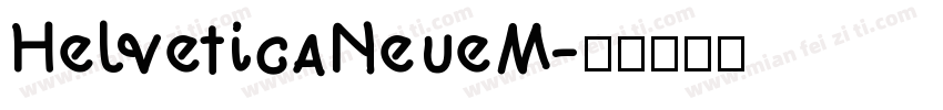 HelveticaNeueM字体转换