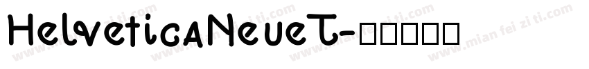 HelveticaNeueT字体转换