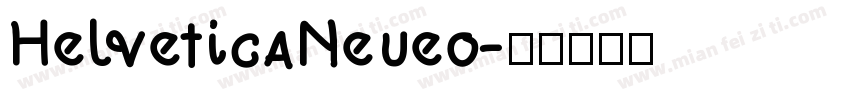 HelveticaNeueo字体转换