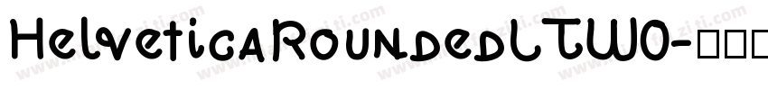 HelveticaRoundedLTW0字体转换