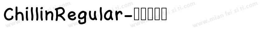 ChillinRegular字体转换