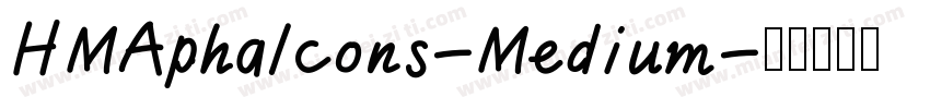 HMAphalcons-Medium字体转换