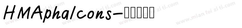 HMAphalcons字体转换
