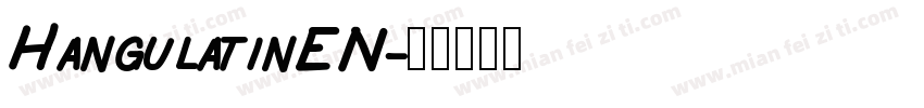 HangulatinEN字体转换