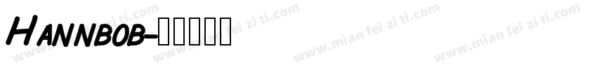 Hannbob字体转换