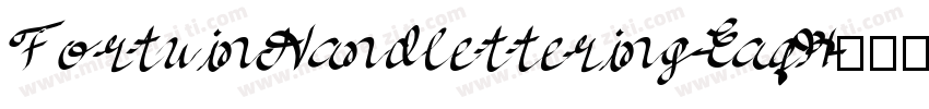 FortuinHandlettering-Eaq94字体转换