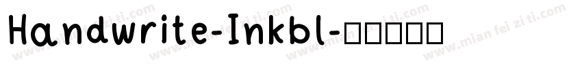 Handwrite-Inkbl字体转换