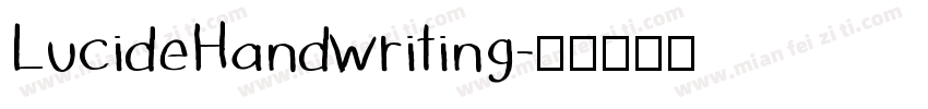 LucideHandwriting字体转换