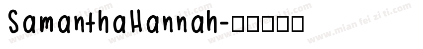 SamanthaHannah字体转换