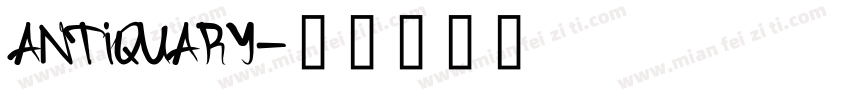 ANTIQUARY字体转换