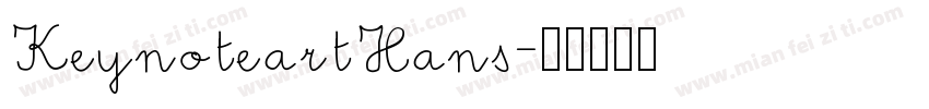 KeynoteartHans字体转换