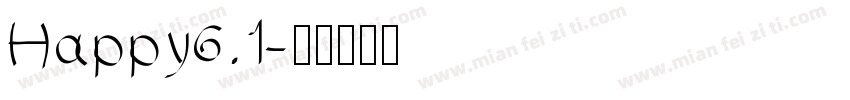 Happy6.1字体转换