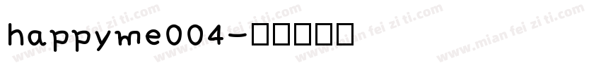happyme004字体转换