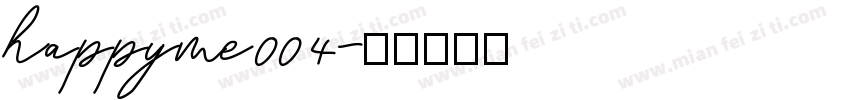 happyme004字体转换