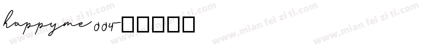 happyme004字体转换