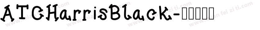 ATCHarrisBlack字体转换