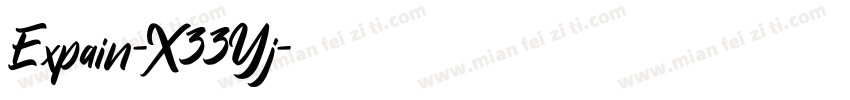 Expain-X33Yj字体转换