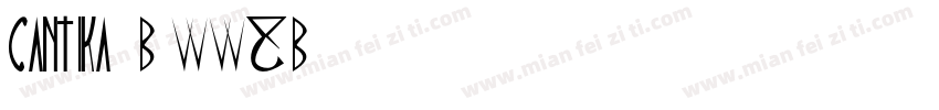 Cantika-BWW8B字体转换